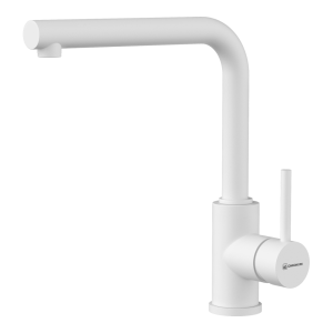 смеситель для кухни - Omoikiri Nakagawa-P-WH латунь/белый