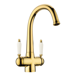 смеситель для кухни - Omoikiri Okinawa 2-G латунь/золото