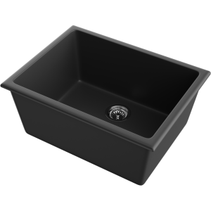 кухонная мойка - Omoikiri Okinoshima 61-U/I-BL Natceramic/черный