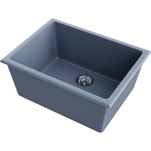 кухонная мойка - Omoikiri Okinoshima 61-U/I-SB Natceramic/smoky blue