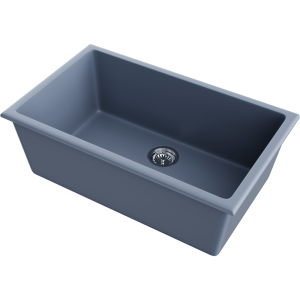 кухонная мойка - Omoikiri Okinoshima 76-U/I-SB Natceramic/smoky blue