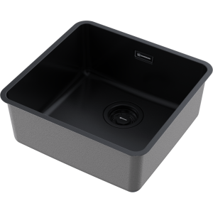 кухонная мойка - Omoikiri Omi 43-U/I Ultra-GB нерж. сталь/графит