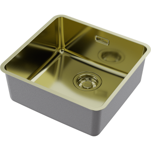 кухонная мойка - Omoikiri Omi 43-U/I Ultra-LG нерж. сталь/светлое золото