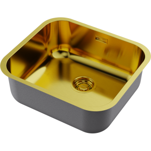 кухонная мойка - Omoikiri Omi 49-U/I-AB нерж. сталь/латунь