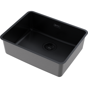 кухонная мойка - Omoikiri Omi 53-U/I Ultra-GB нерж. сталь/графит