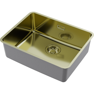 кухонная мойка - Omoikiri Omi 53-U/I Ultra-LG нерж. сталь/светлое золото