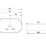Раковина накладная ABBER Bequem AC2110MW белая матовая
