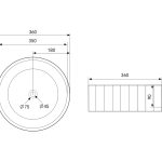 Раковина накладная ABBER Bequem AC2111 белая