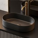 Раковина накладная ABBER Bequem AC2116MB черная матовая