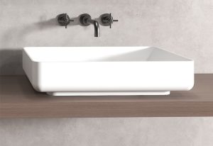 Раковина накладная ABBER Stein AS2629 белая матовая