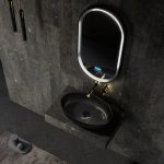 Раковина накладная карбоновая ABBER Karbon AK2041 черная