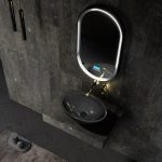 Раковина накладная карбоновая ABBER Karbon AK2042 черная