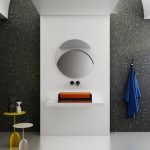 Раковина накладная прозрачная ABBER Kristall AT2803Opal коричневая