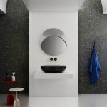 Душевая система ABBER Weiss Insel AF8018B скрытого монтажа без излива, черная матовая