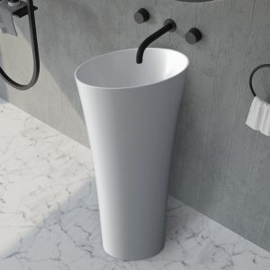 Раковина отдельностоящая ABBER Stein AS2509 белая матовая