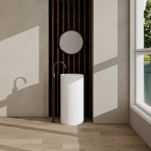 Раковина отдельностоящая ABBER Stein AS2516-H белая матовая