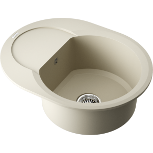 кухонная мойка - Omoikiri Sakaime 60E-BE Tetogranit/ваниль