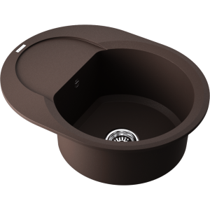 кухонная мойка - Omoikiri Sakaime 60E-DC Tetogranit/темный шоколад