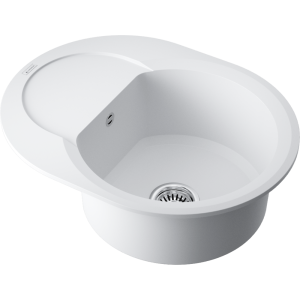 кухонная мойка - Omoikiri Sakaime 60E-WH Tetogranit/белый