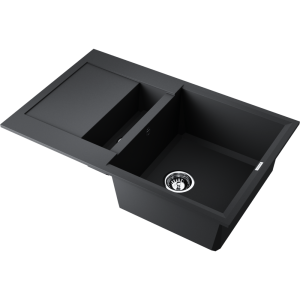 кухонная мойка - Omoikiri Sakaime 78-2-BL Tetogranit/черный