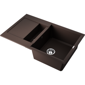 кухонная мойка - Omoikiri Sakaime 78-2-DC Tetogranit/темный шоколад