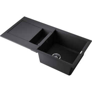 кухонная мойка - Omoikiri Sakaime 86-2-BL Tetogranit/черный
