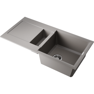 кухонная мойка - Omoikiri Sakaime 86-2-GR Tetogranit/leningrad grey