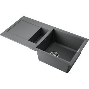 кухонная мойка - Omoikiri Sakaime 86-2-PL Tetogranit/платина