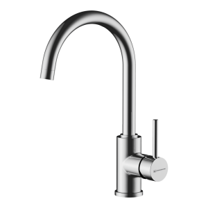 смеситель для кухни - Omoikiri Shinagawa-BN латунь/нержавеющая сталь