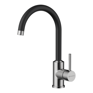 смеситель для кухни - Omoikiri Shinagawa-BL латунь/черный