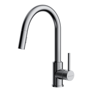 смеситель для кухни - Omoikiri Shinagawa-SB-BN латунь/нержавеющая сталь