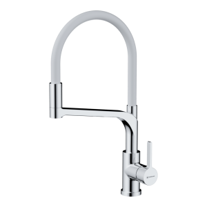 смеситель для кухни - Omoikiri Sinto 2 Plus-C-WH латунь/хром/белый