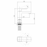 Смеситель ABBER Daheim AF8210SP для раковины, сатин