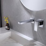 Смеситель ABBER Daheim AF8212 для раковины скрытого монтажа, хром