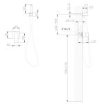 Смеситель ABBER Daheim AF8225 с гигиеническим душем, хром