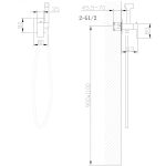 Смеситель ABBER Daheim AF8226B с гигиеническим душем, черный матовый