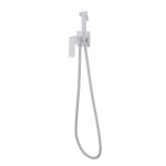Смеситель ABBER Daheim AF8226W с гигиеническим душем,белый матовый