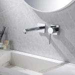 Смеситель ABBER Emotion AF8812 для раковины скрытого монтажа, хром