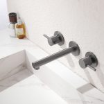 Смеситель ABBER Emotion AF88121NG скрытого монтажа для раковины, никель