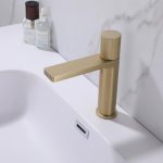 Смеситель ABBER Rund AF8710G для раковины, золото матовое