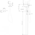 Смеситель ABBER Rund AF8725 с гигиеническим душем, хром