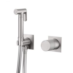 Смеситель ABBER Rund AF8725SP с гигиеническим душем, сатин