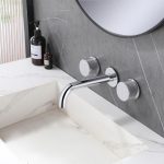 Смеситель ABBER Wasser Kreis AF81122 для раковины скрытого монтажа, хром