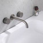 Смеситель ABBER Wasser Kreis AF81122NG для раковины скрытого монтажа, никель