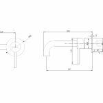 Смеситель ABBER Wasser Kreis AF8112G для раковины скрытого монтажа, золото матовое