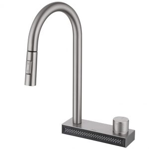 Смеситель ABBER Wasser Kreis AF8114SP для кухни с выдвижной лейкой, сатин