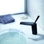 Смеситель ABBER Zeitlos AF8910B для раковины, черный матовый