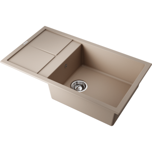 кухонная мойка - Omoikiri Sumi 86-SA Tetogranit/бежевый