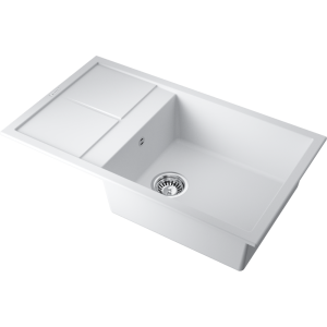 кухонная мойка - Omoikiri Sumi 86-WH Tetogranit/белый