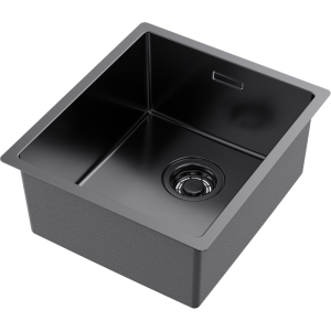 кухонная мойка - Omoikiri Tadzava 39-U/I-GM нерж. сталь/вороненая сталь